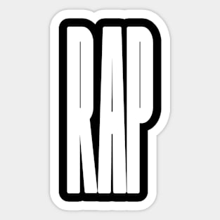 RAP bold logo Sticker